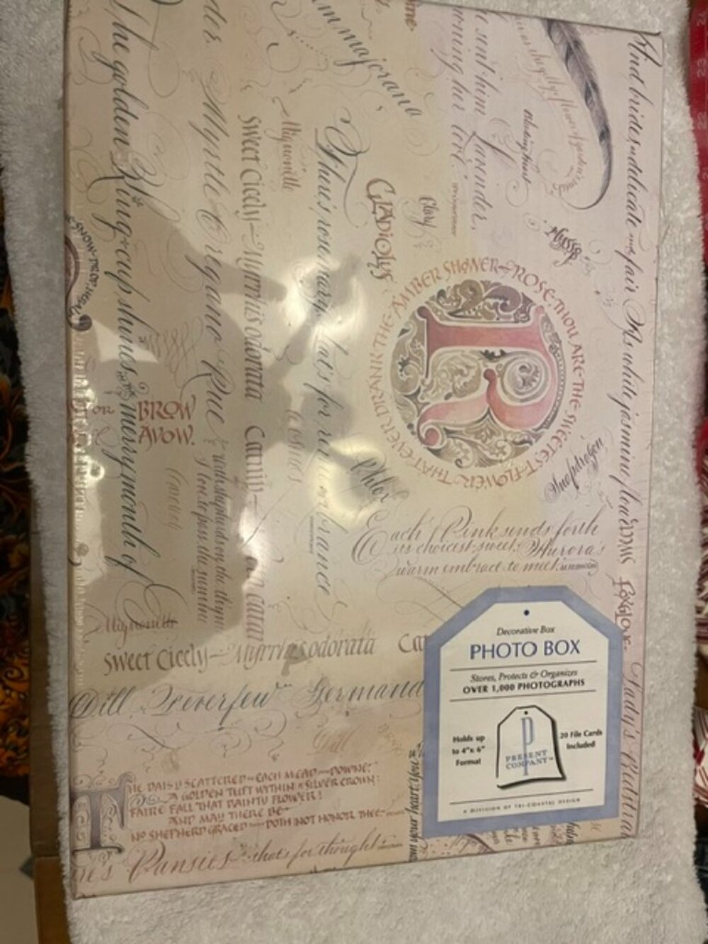 Tri-Coastal Design decorative photo box unopened